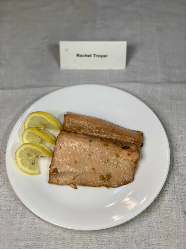 Fresh Salmon with Lemon Zest