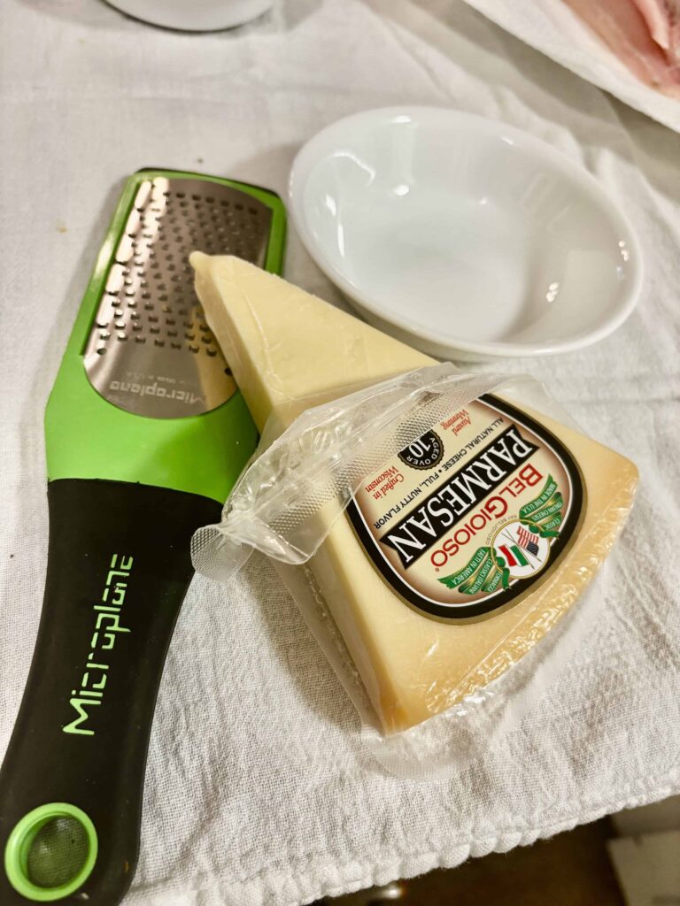 Fresh grated parmesan