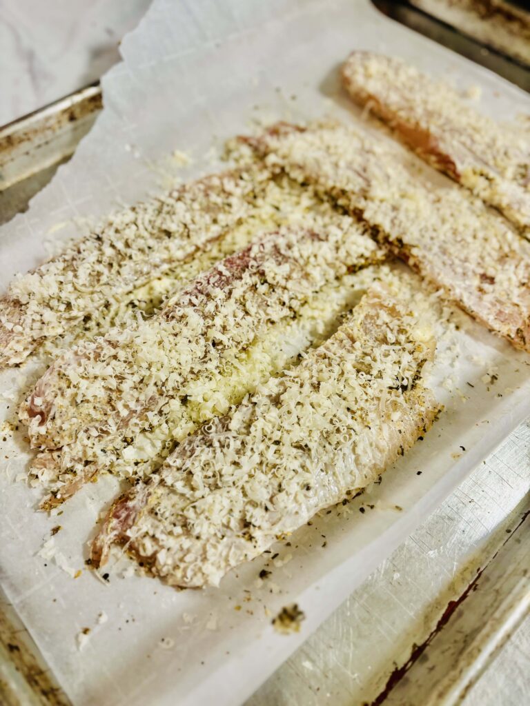 Baked parmesan tilapia