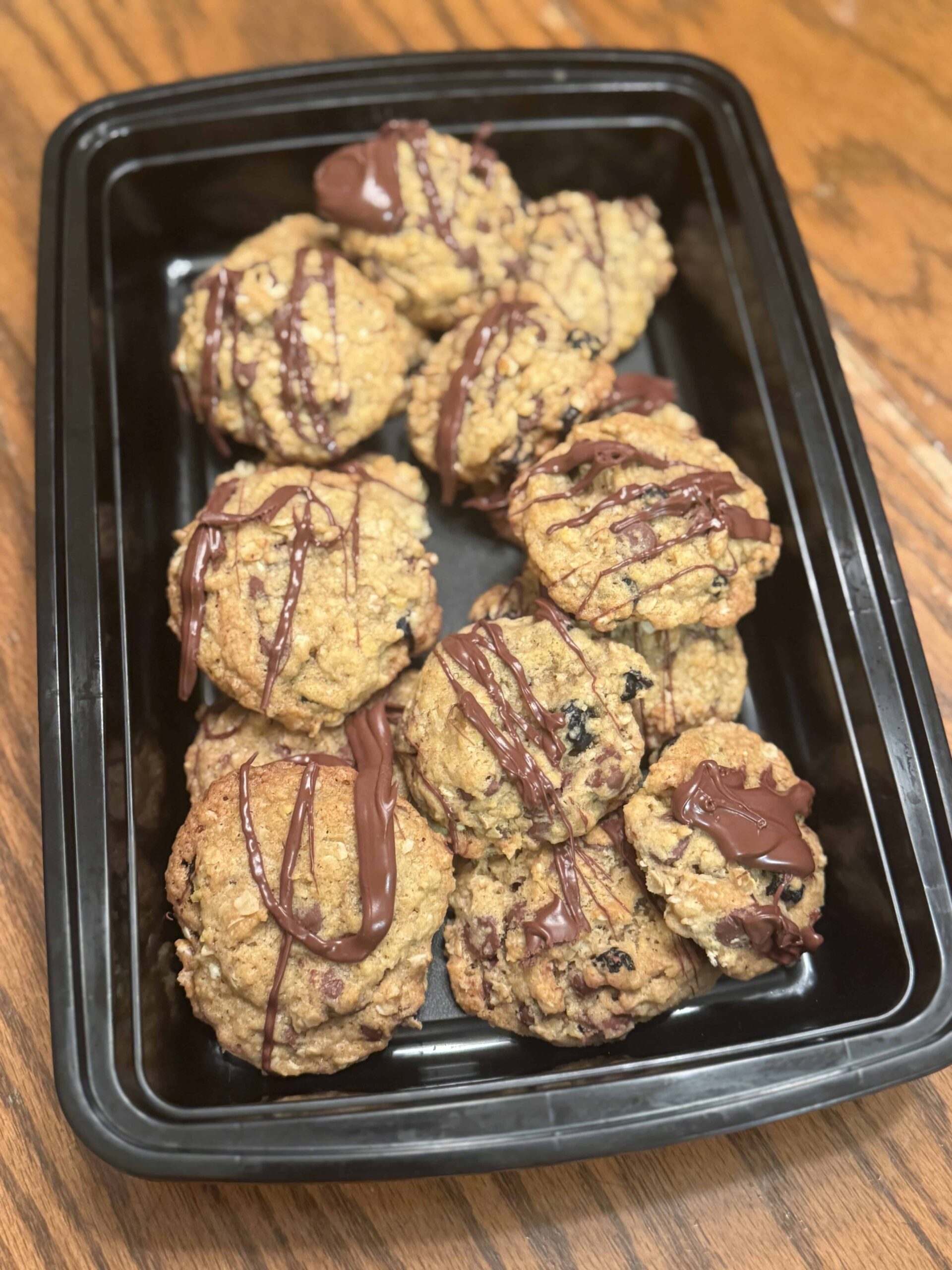 Oatmeal Blueberry Chocolate Chip Cookies