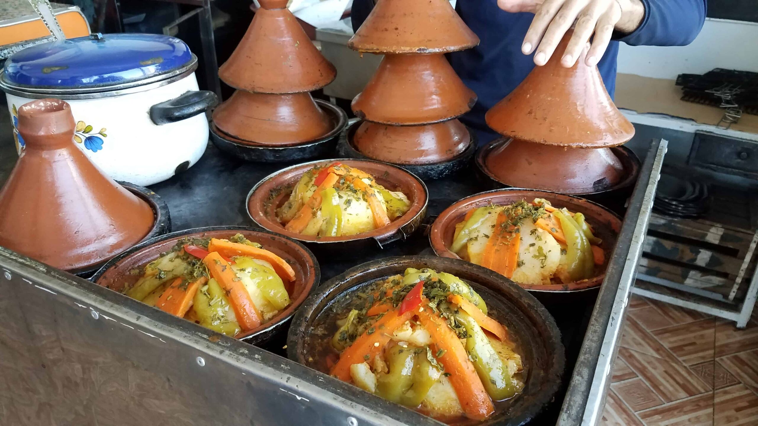 Moroccan Tagines cooking